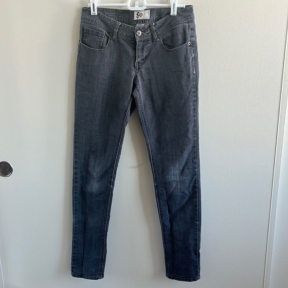 Gray Skinny Jeans 